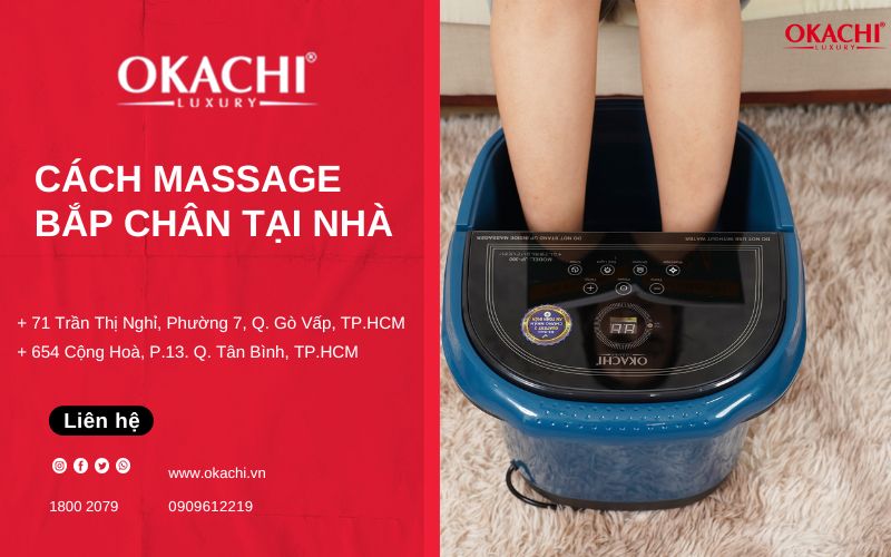 cách massage bắp chân tại nhà