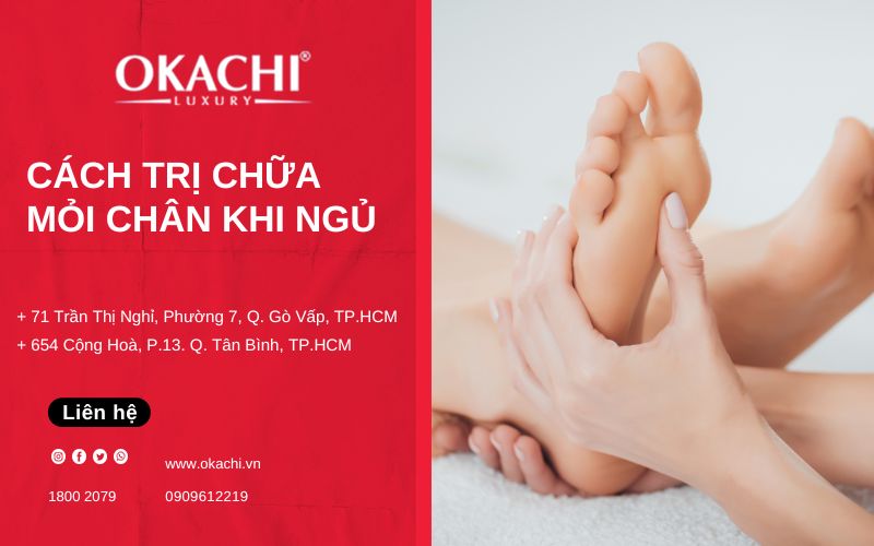 cách chữa trị mỏi chân trước khi ngủ