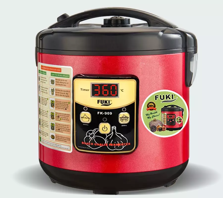 Máy làm tỏi đen Fuki FK-909 dòng cao cấp loại 5L (đỏ mận)