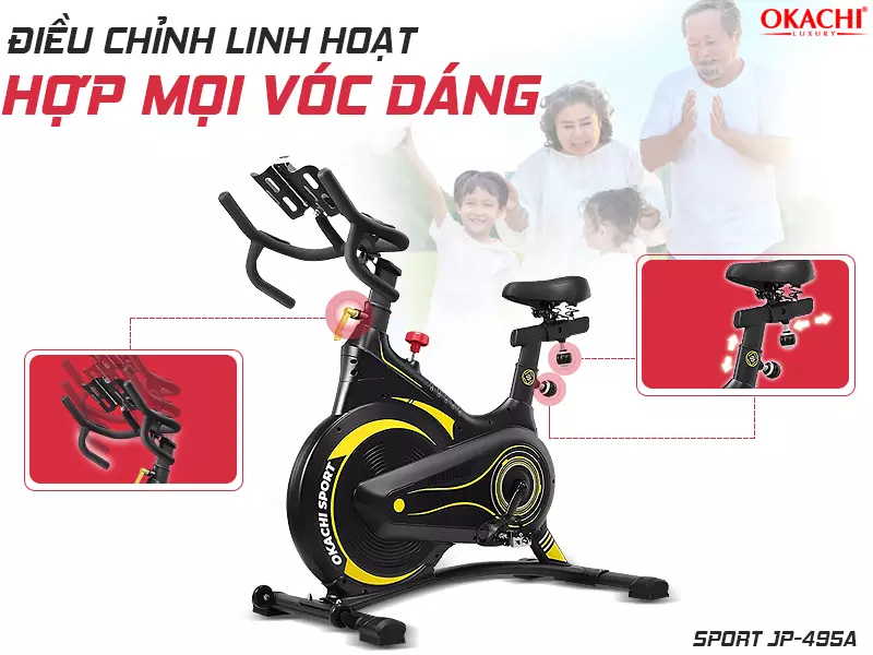 Xe đạp tập thể dục OKACHI SPORT JP-495A