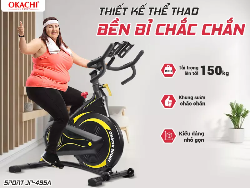 Xe đạp tập thể dục OKACHI SPORT JP-495A