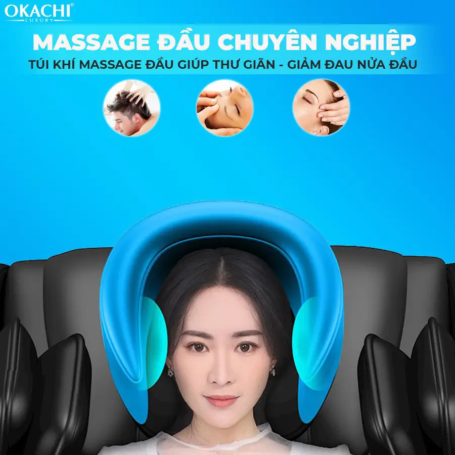 Ghế massage toàn thân OKACHI LUXURY Star JP-I9