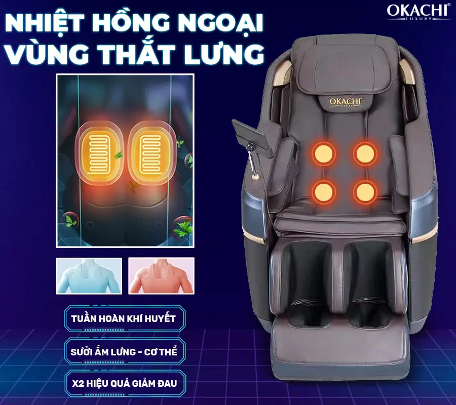 Ghế Massage Toàn Thân OKACHI LUXURY JP-i15