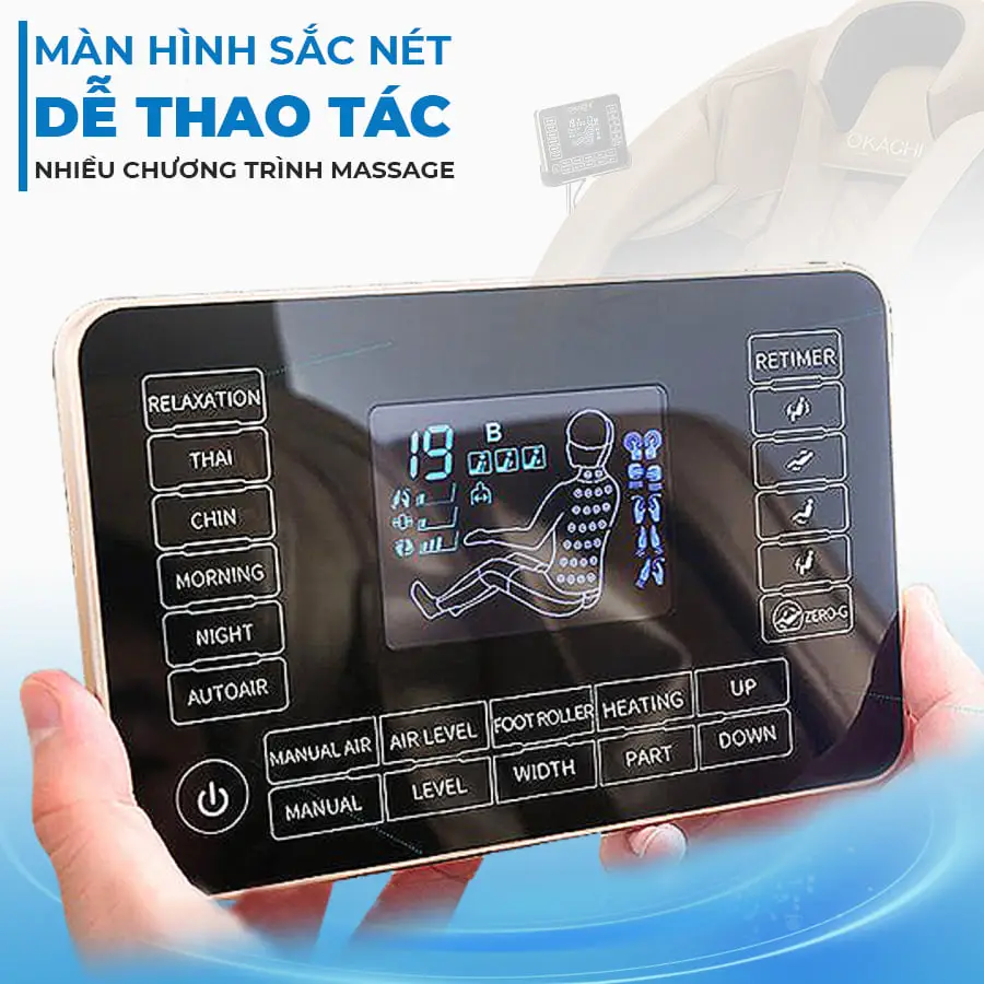 Ghế massage toàn thân OKACHI LUXURY Star JP-I10 (hàng trưng bày mới 98%)
