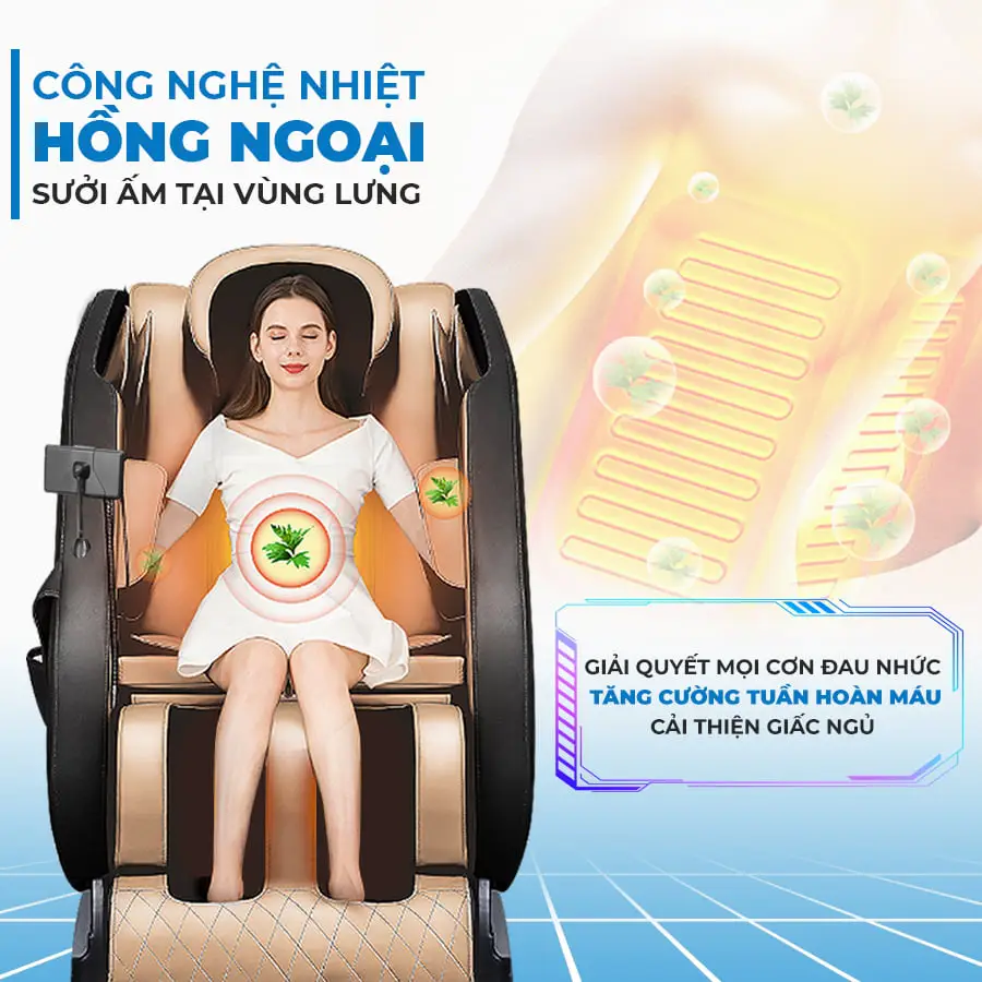 Ghế massage toàn thân OKACHI LUXURY Star JP-I10 (hàng trưng bày mới 98%)