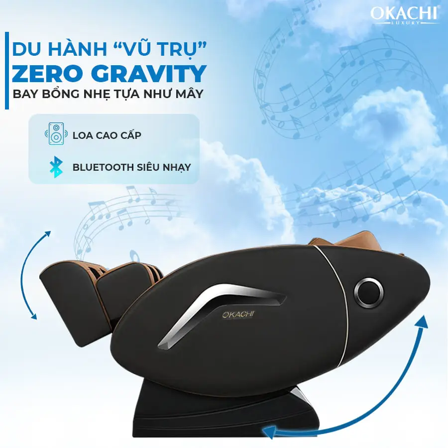 Ghế massage toàn thân OKACHI LUXURY Star JP-I10 (hàng trưng bày mới 98%)