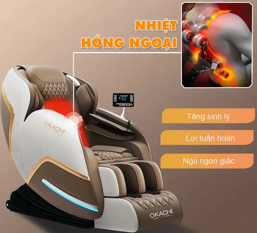 Ghế massage toàn thân Okachi Luxury Star JP-i20 Plus