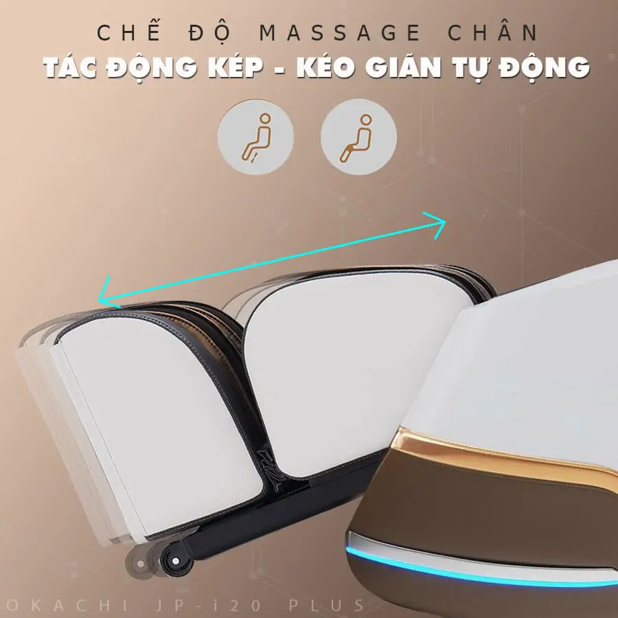 Ghế massage toàn thân Okachi Luxury Star JP-i20 Plus