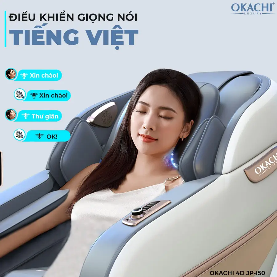 Ghế massage toàn thân OKACHI 4D JP-I50 (cao cấp)