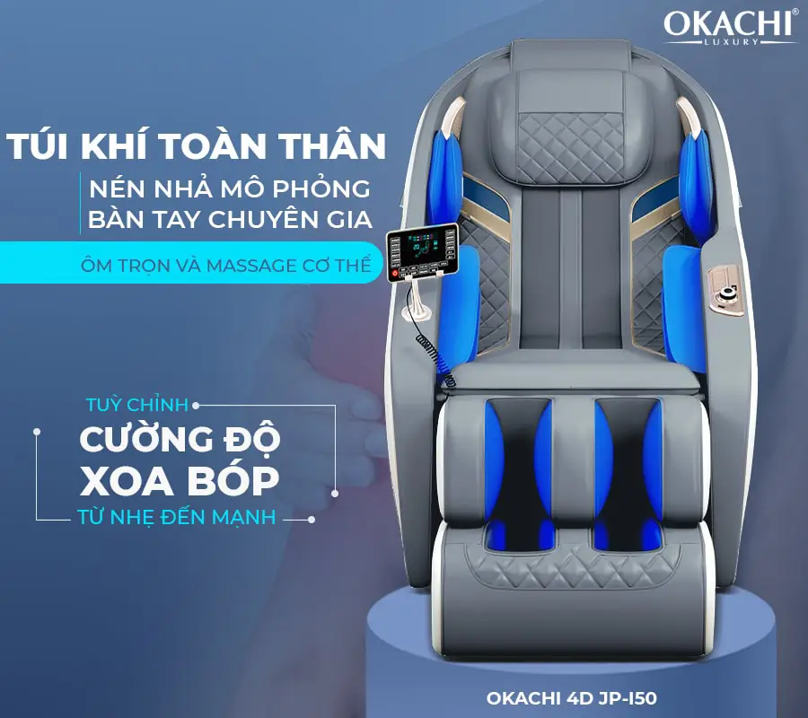 Ghế massage toàn thân OKACHI 4D JP-I50 (cao cấp)