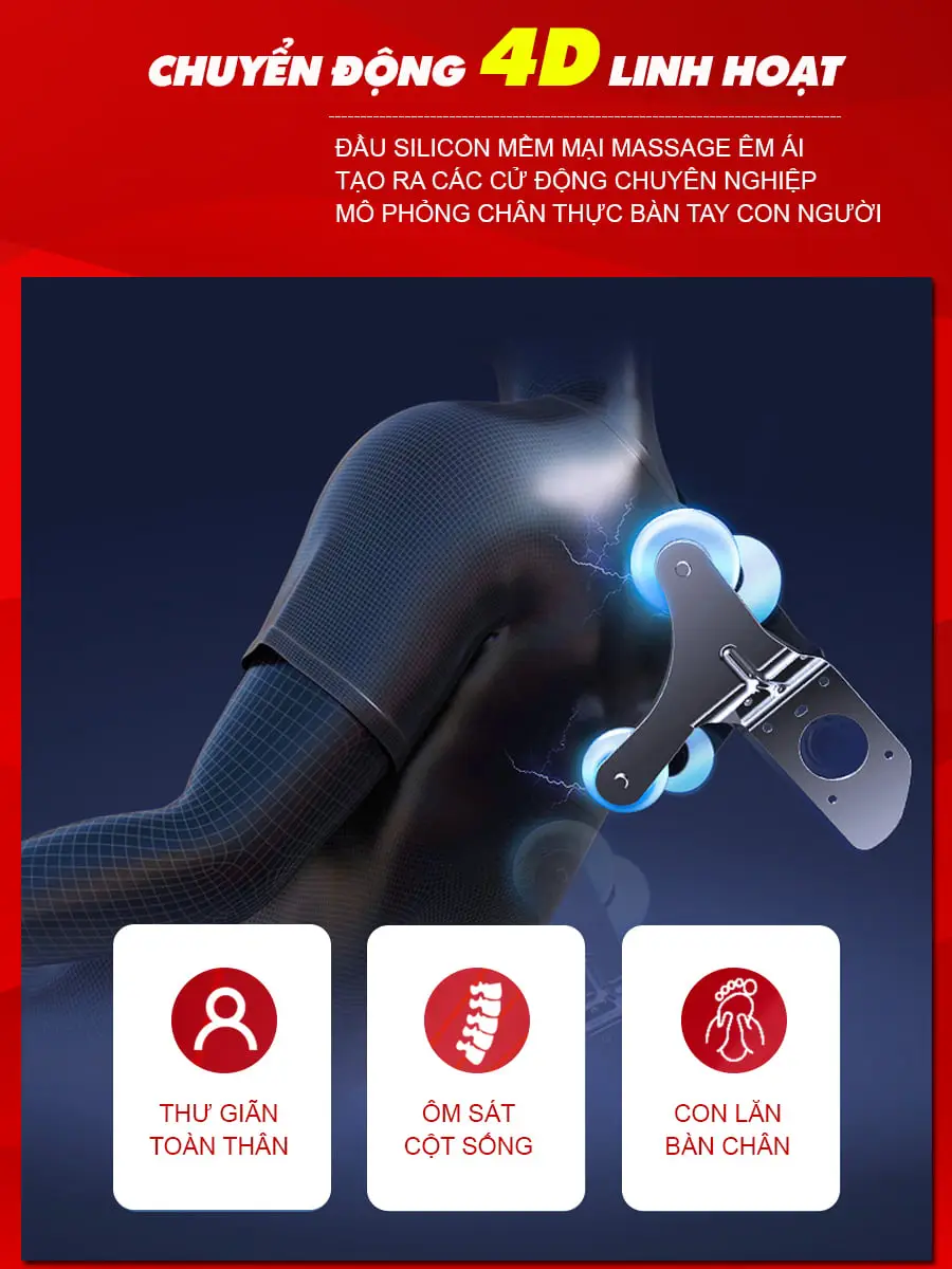 Ghế massage toàn thân CHÍNH HÃNG OKACHI LUXURY JP-I86