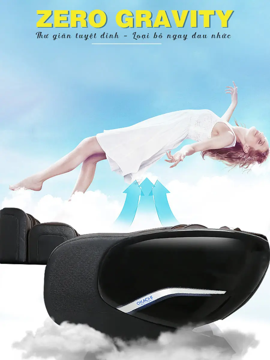 Ghế massage toàn thân CHÍNH HÃNG OKACHI LUXURY JP-I86