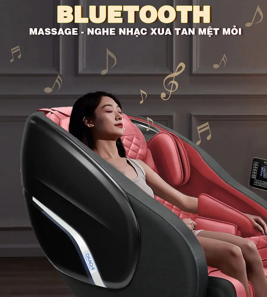 Ghế massage toàn thân CHÍNH HÃNG OKACHI LUXURY JP-I86