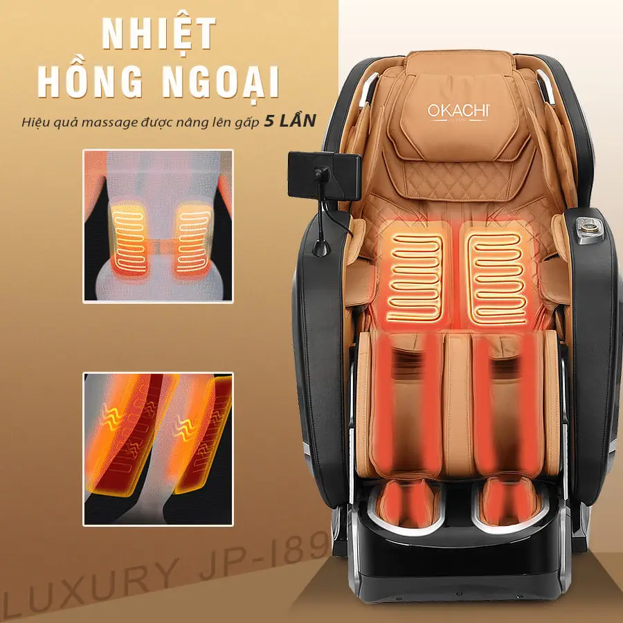 Ghế massage toàn thân OKACHI Luxury 4D JP-I89 (Cao cấp)