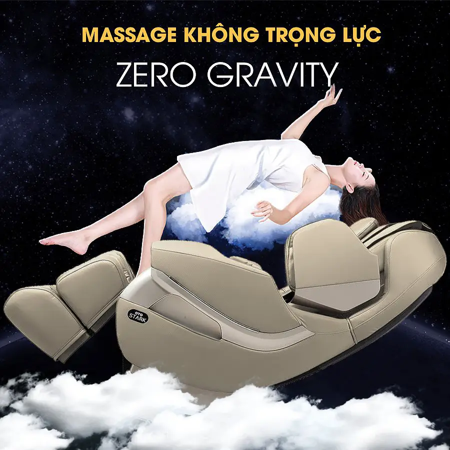 Ghế massage toàn thân OKACHI OTO STACK SK-01 (Cream)