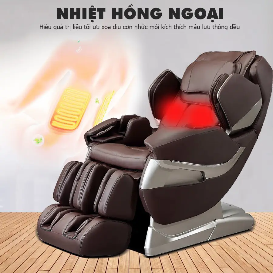 Ghế massage toàn thân OKACHI OTO STACK SK-01 (coffee)