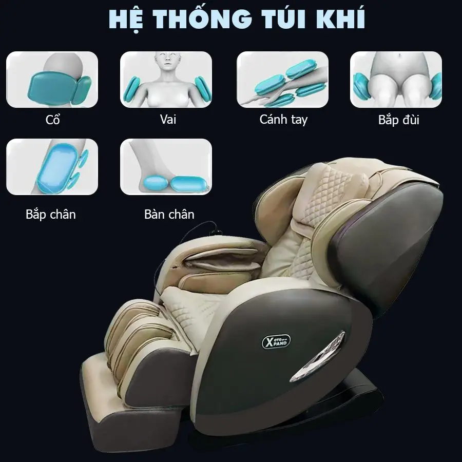 Ghế massage toàn thân OKACHI OTO Body Care Xpand XP-01 (Hàng trưng bày mới 96%)