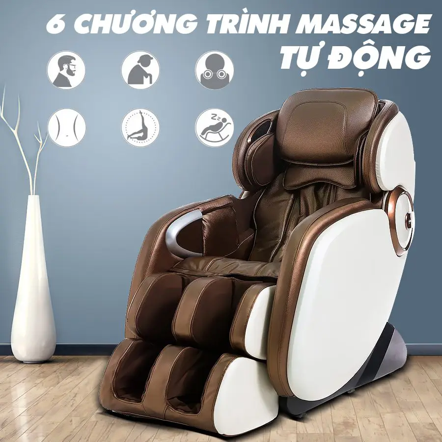 Ghế massage toàn thân OKACHI OTO Essentia ES-05A (màu đồng)