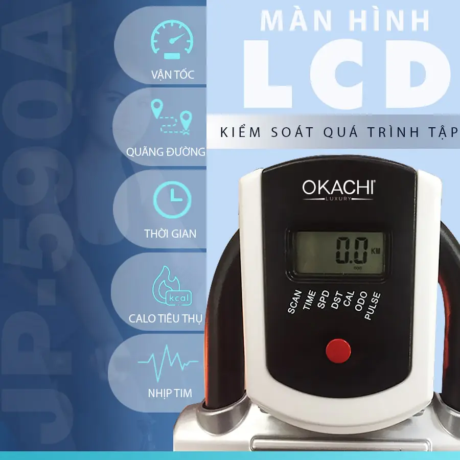 Xe đạp tại nhà OKACHI LUXURY JP-590A