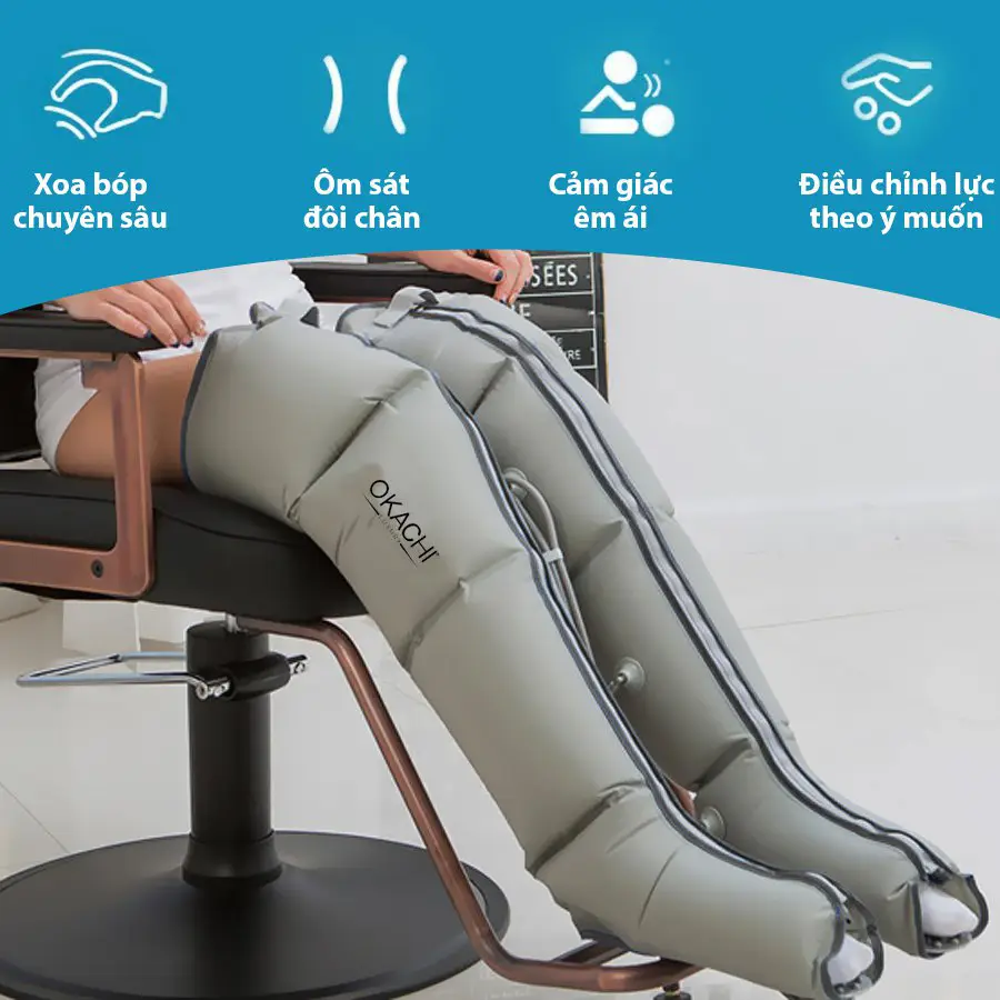 Phụ kiện phần chân máy nén ép suy giãn tĩnh mạch OKACHI