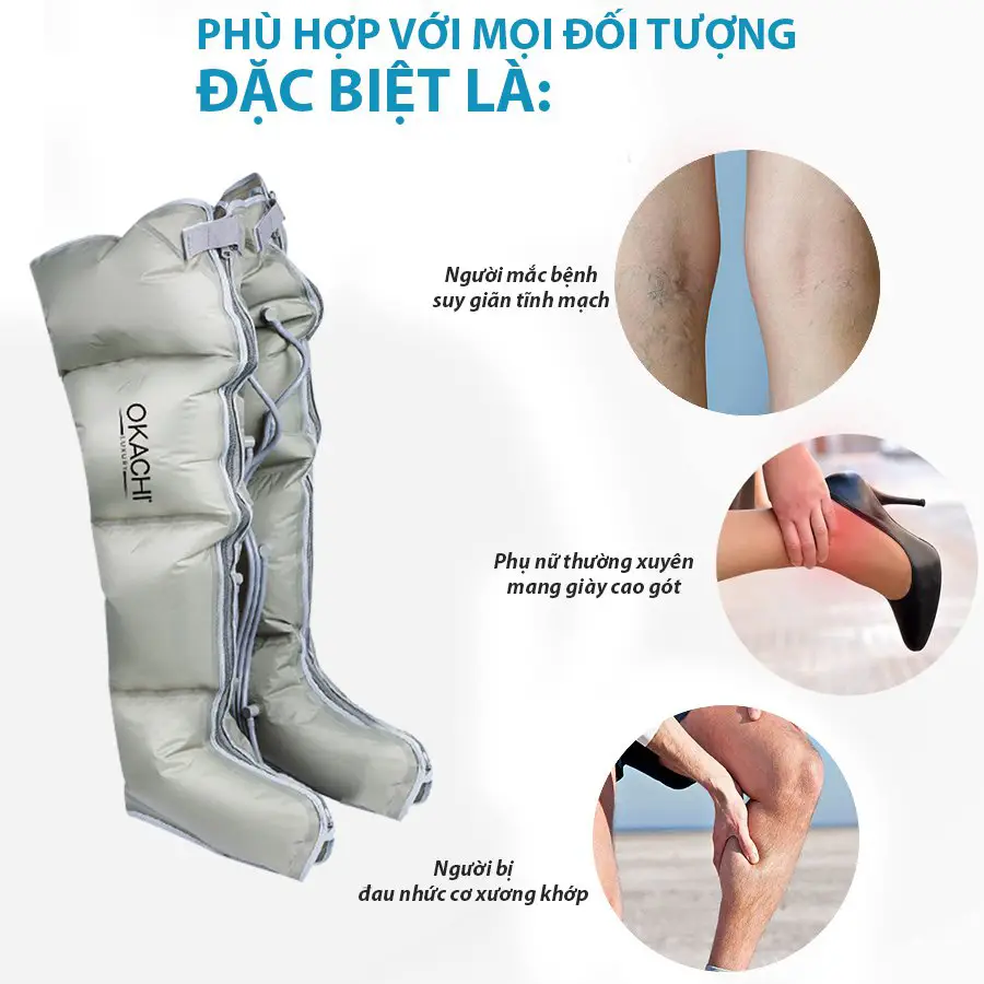 Phụ kiện phần chân máy nén ép suy giãn tĩnh mạch OKACHI