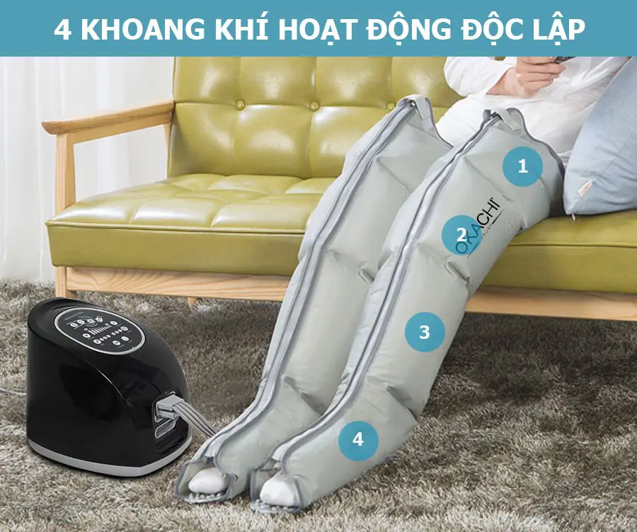 Phụ kiện phần chân máy nén ép suy giãn tĩnh mạch OKACHI