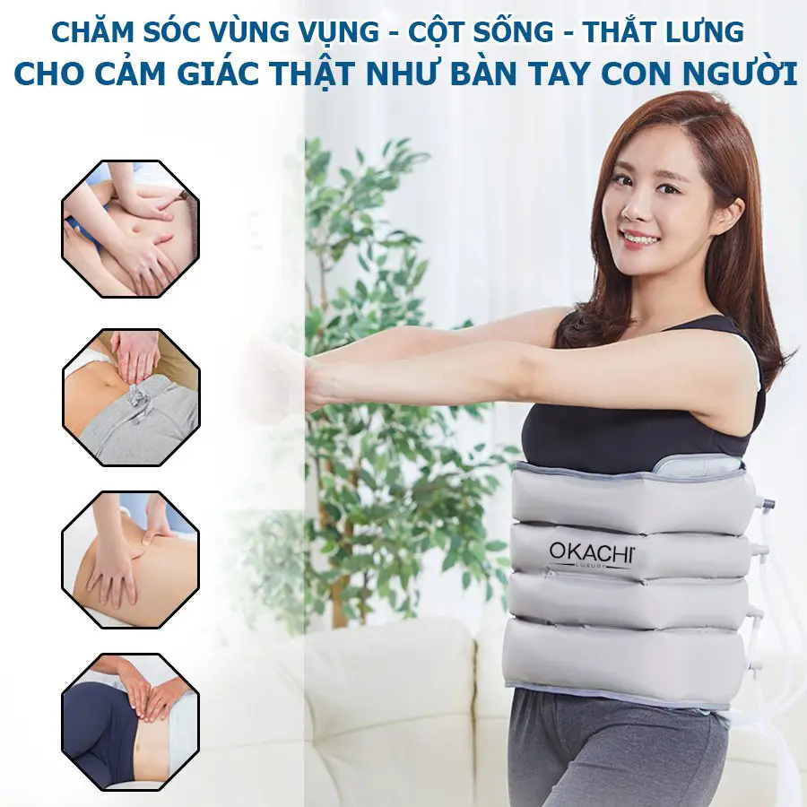 Phụ kiện phần bụng máy nén ép suy giãn tĩnh mạch OKACHI