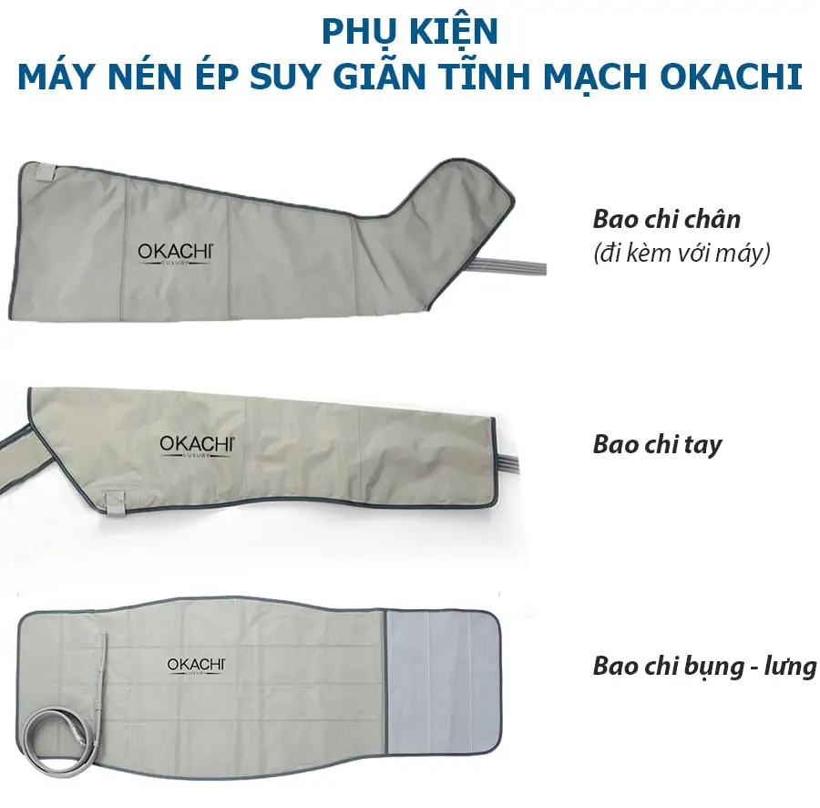 Phụ kiện phần bụng máy nén ép suy giãn tĩnh mạch OKACHI