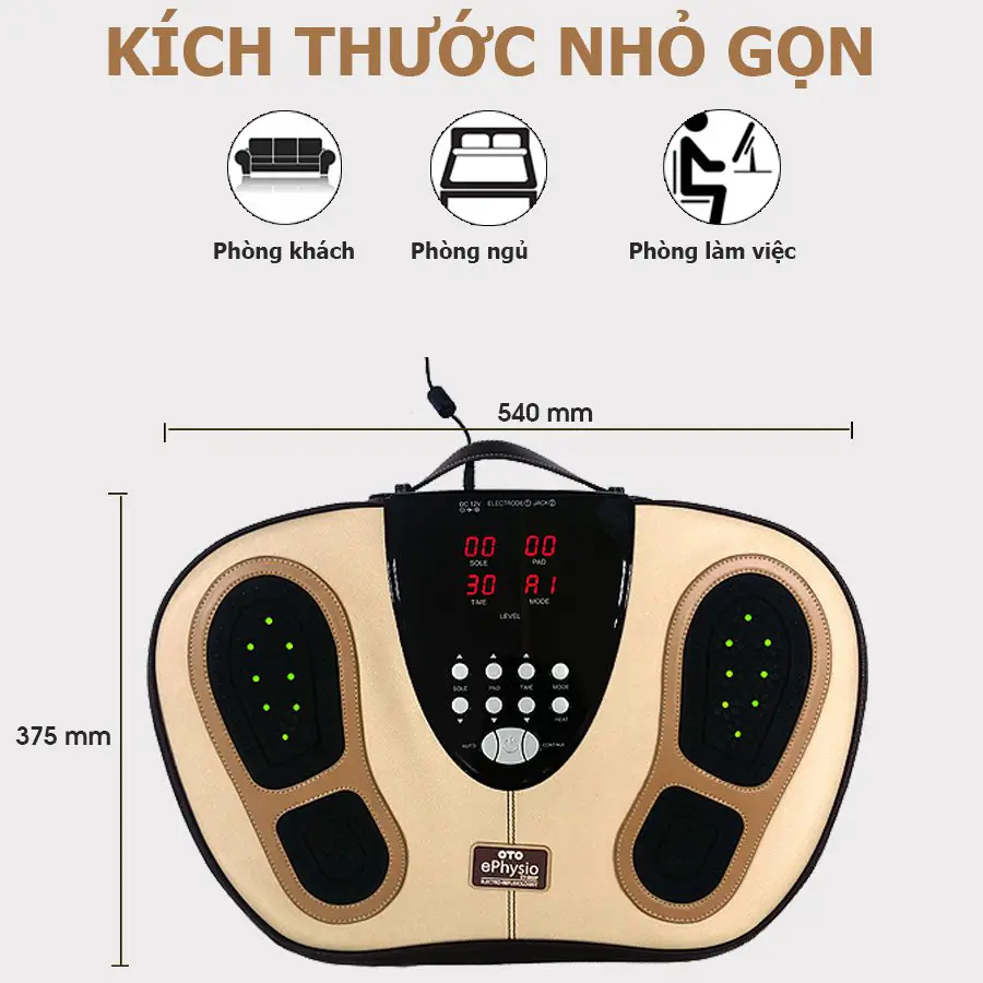 Máy massage chân trị liệu e-Physio Plus OTO EY-900P (Hàn Quốc) 