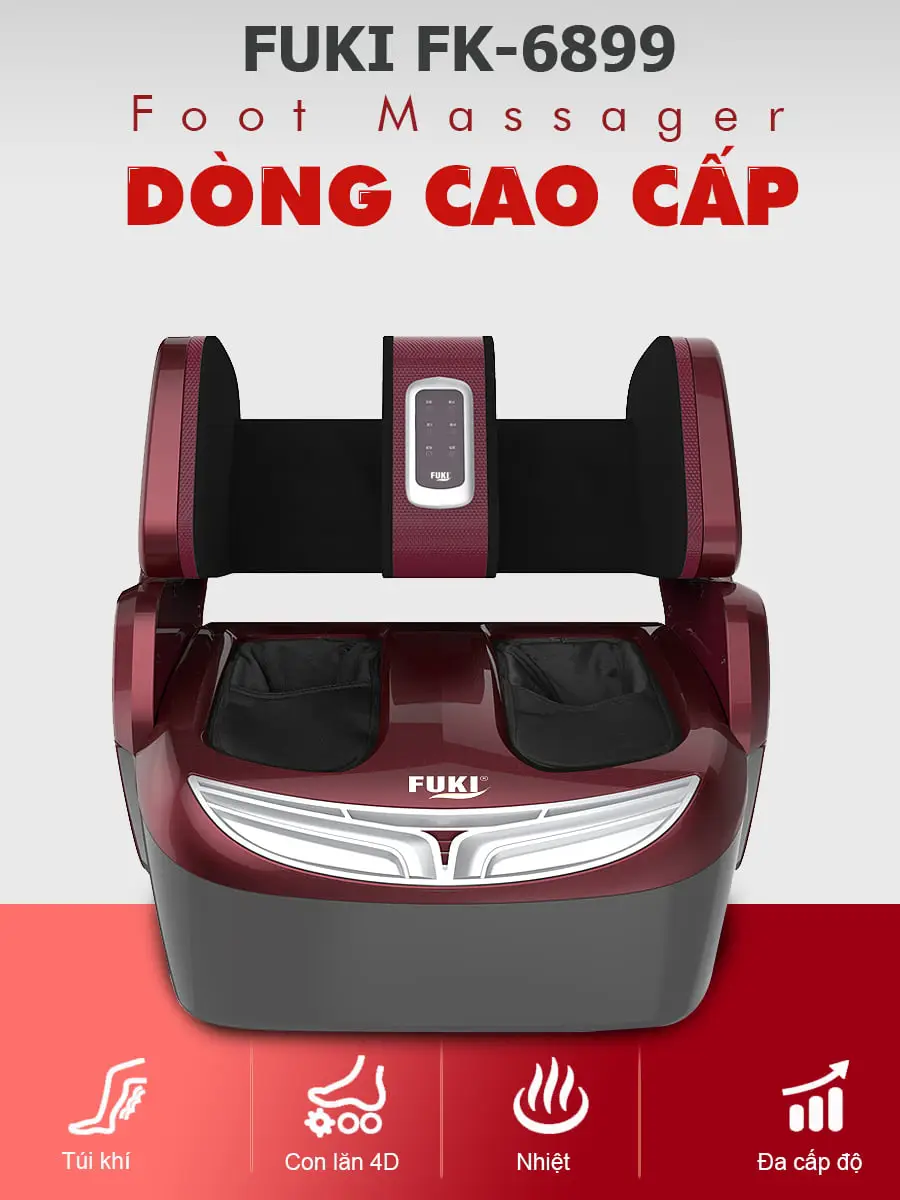 Máy massage chân 4D Fuki FK-6899 (Dòng cao cấp)