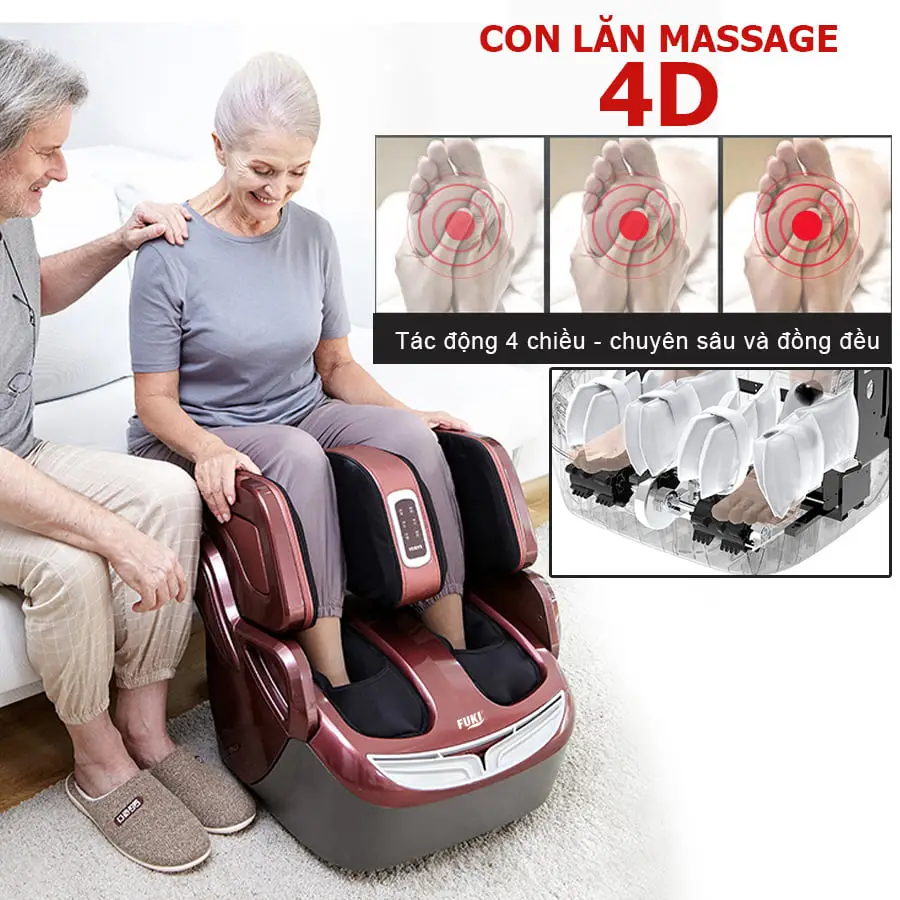 Máy massage chân 4D Fuki FK-6899 (Dòng cao cấp)