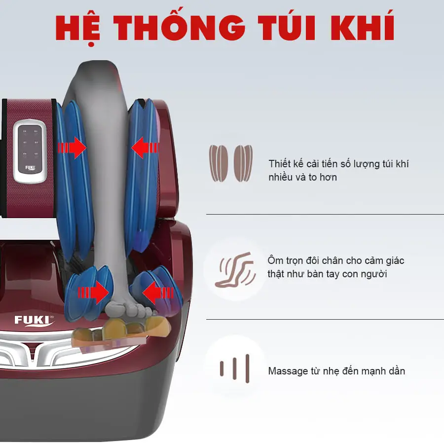 Máy massage chân 4D Fuki FK-6899 (Dòng cao cấp)