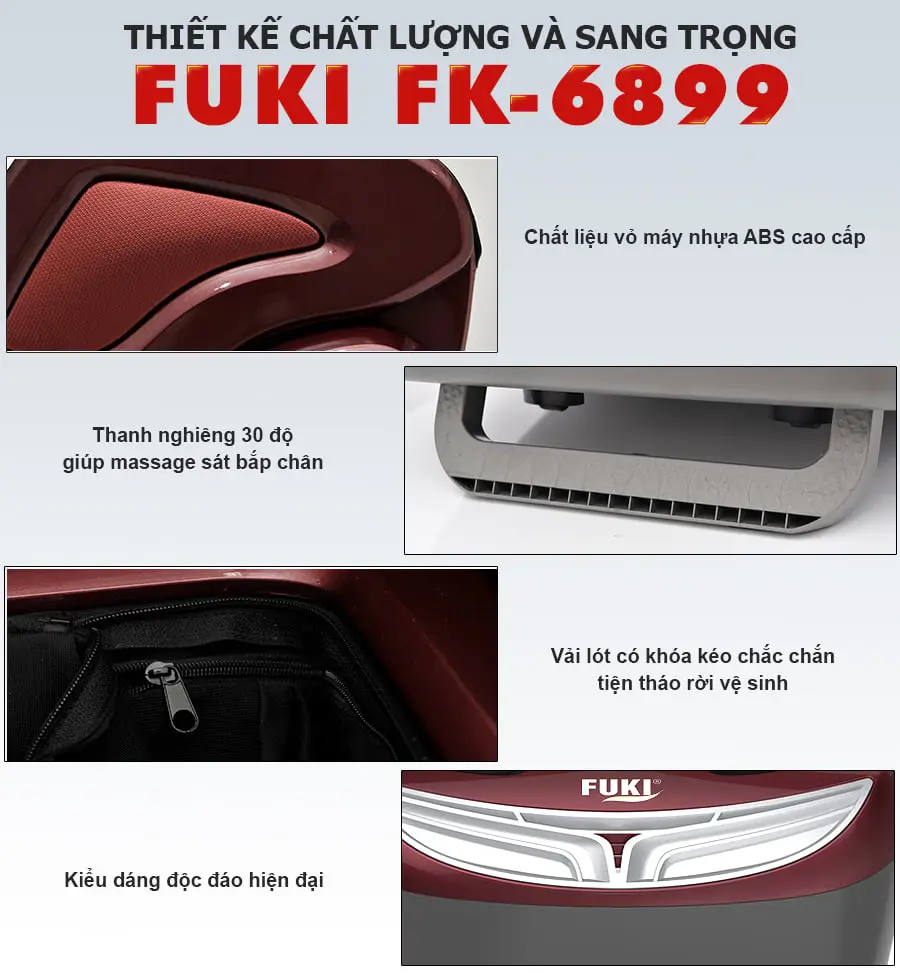 Máy massage chân 4D Fuki FK-6899 (Dòng cao cấp)