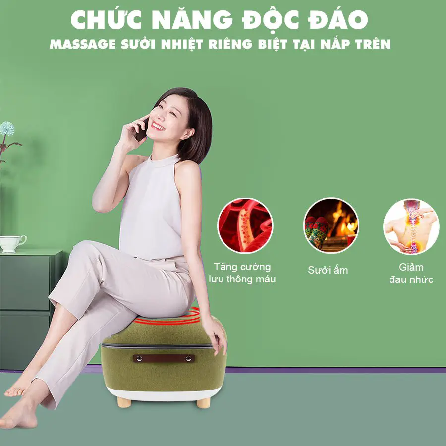 Máy massage chân QSeat OTO QS-88 (màu xanh)