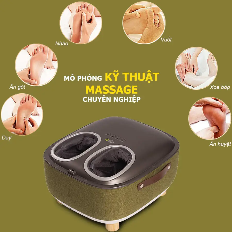 Máy massage chân QSeat OTO QS-88 (màu xanh)