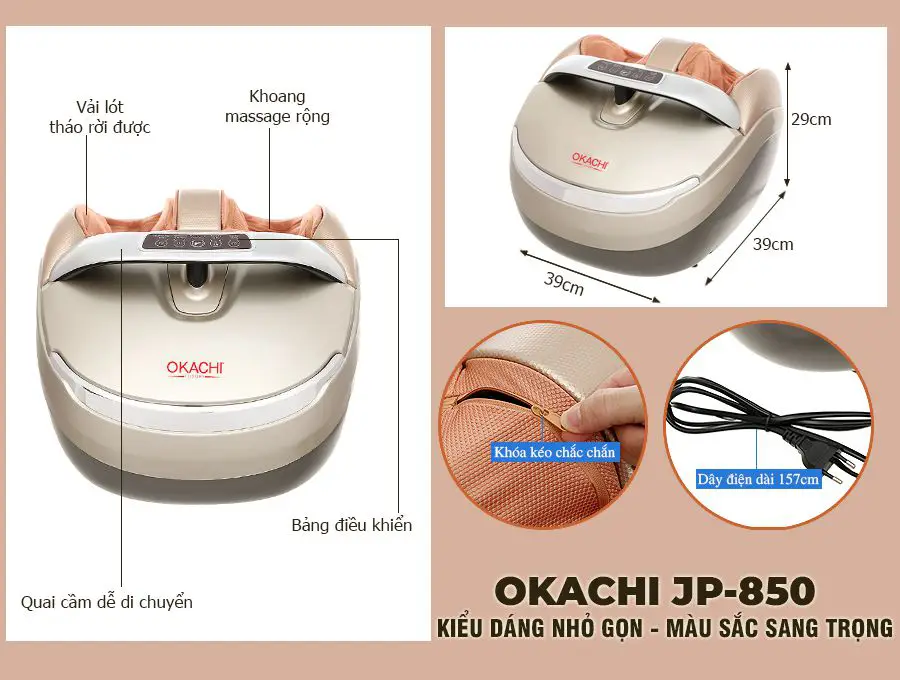 Máy massage chân OKACHI JP-850