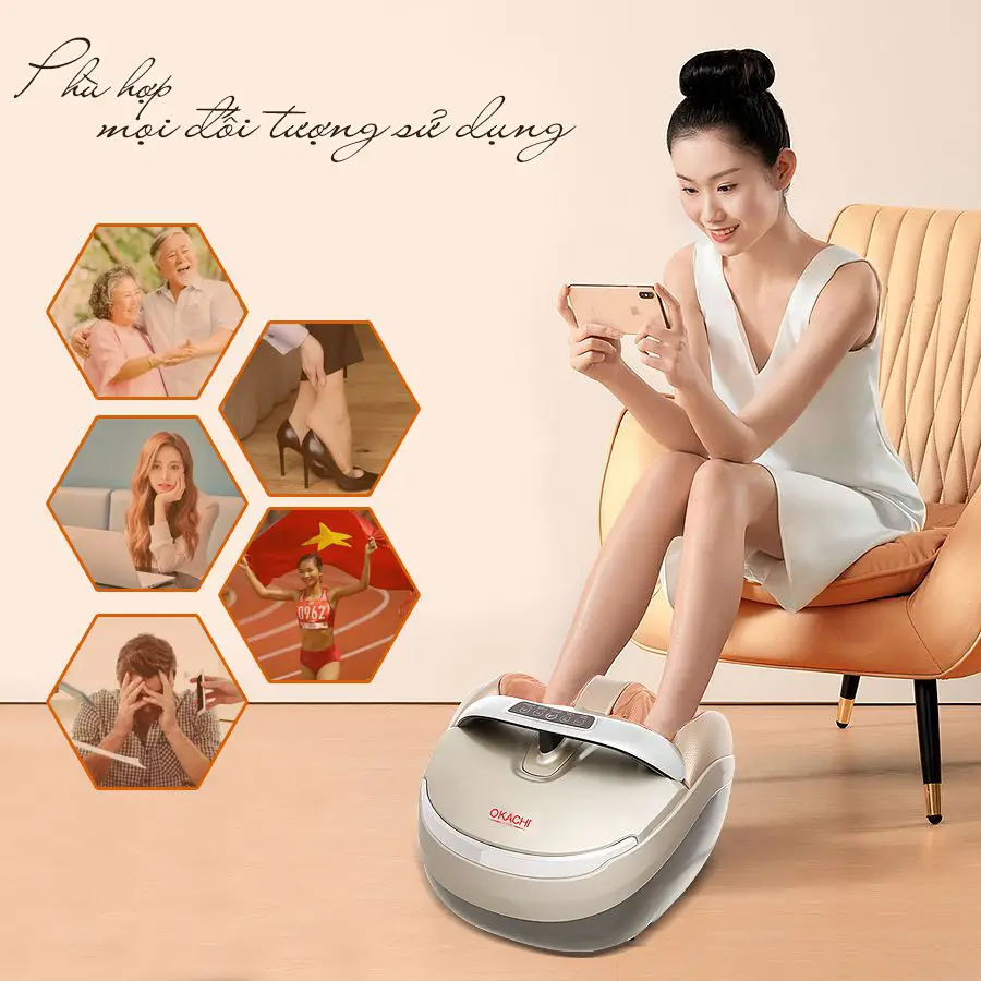 Máy massage chân OKACHI JP-850