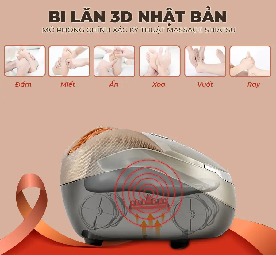 Máy massage chân OKACHI JP-850