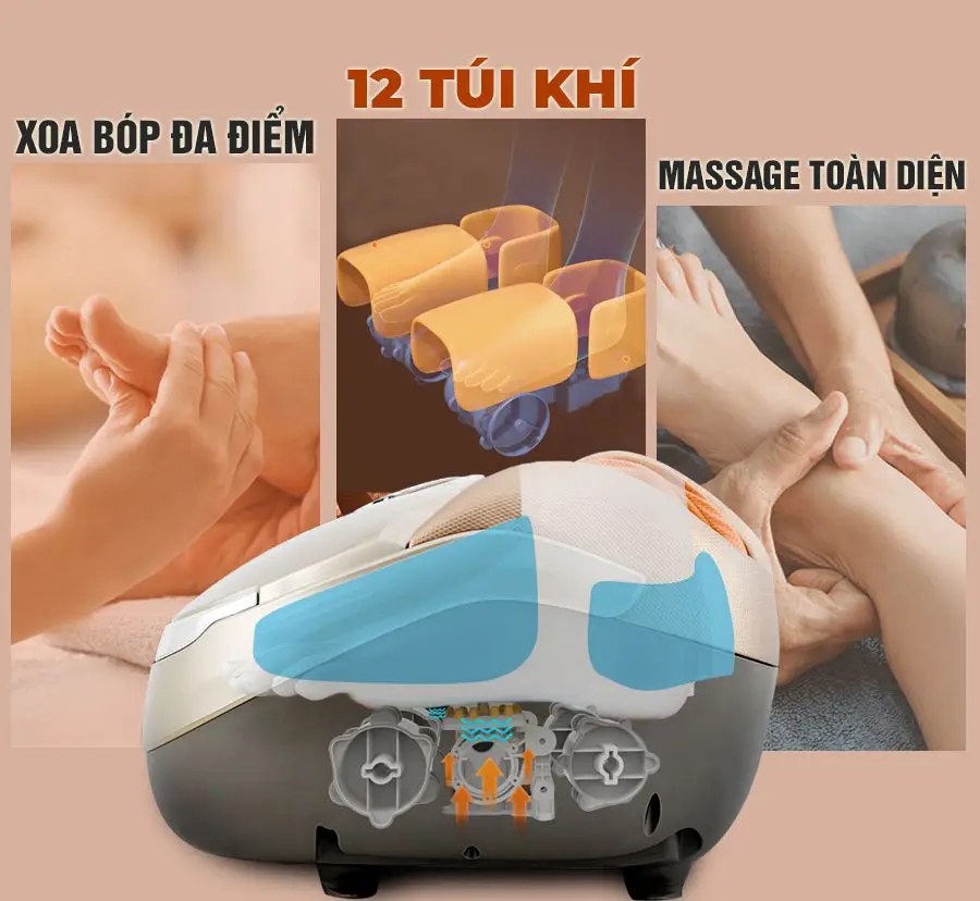 Máy massage chân OKACHI JP-850