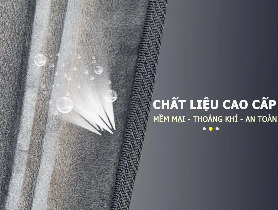 Nệm Massage Toàn Thân nhiệt và hồng ngoại OKACHI JP-M799 (màu xám)