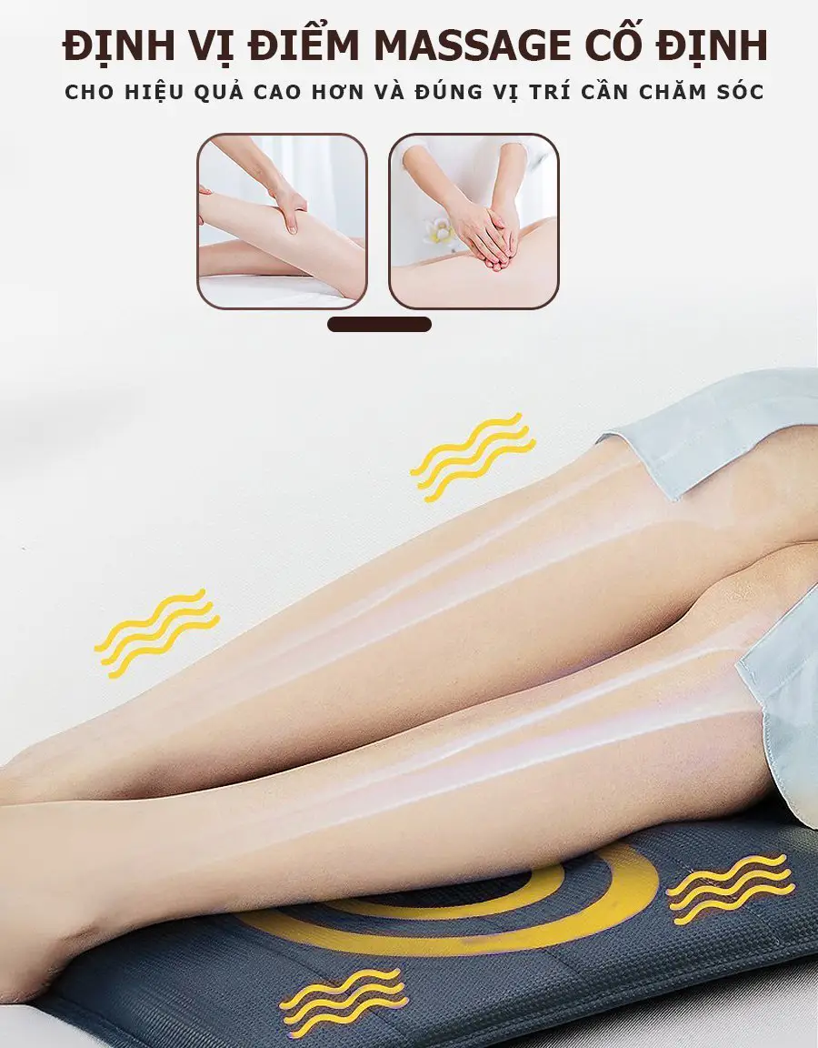 Nệm massage toàn thân OKACHI JP-M599 (thế hệ mới)