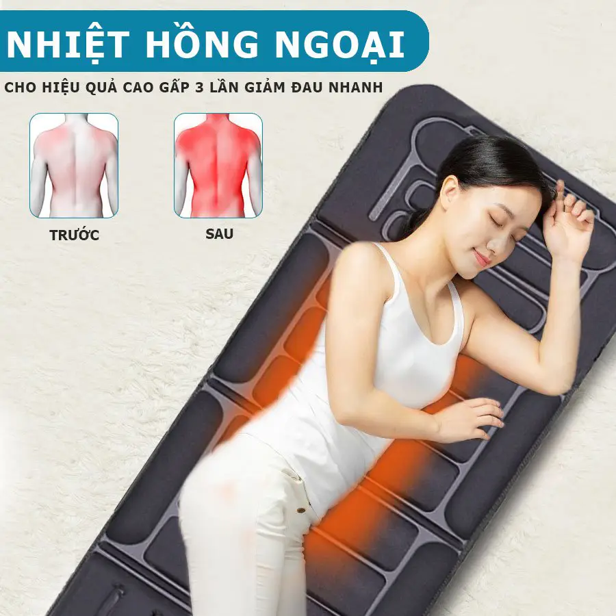 Nệm massage toàn thân OKACHI JP-M699 (dòng cao cấp)