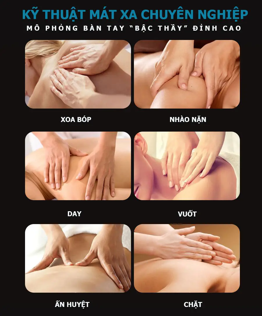 Nệm massage toàn thân OKACHI JP-M699 (dòng cao cấp)