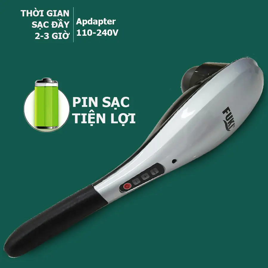 Máy massage cầm tay Fuki Japan FK-520E (Pin sạc)
