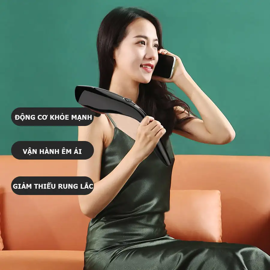 Máy massage cầm tay OTO TR-150 (Pin sạc) - Màu đen