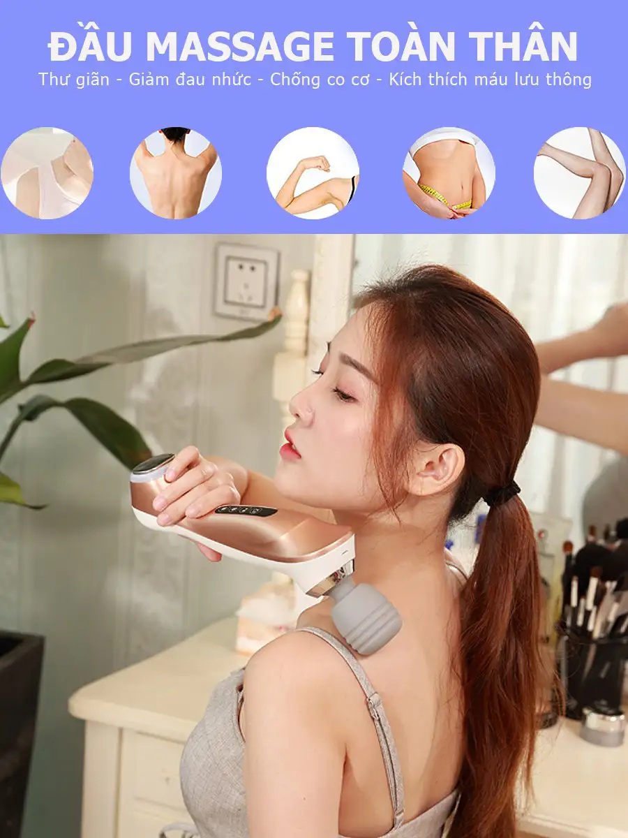Máy massage mặt cầm tay mini OTO Energia EG-700 - Gold