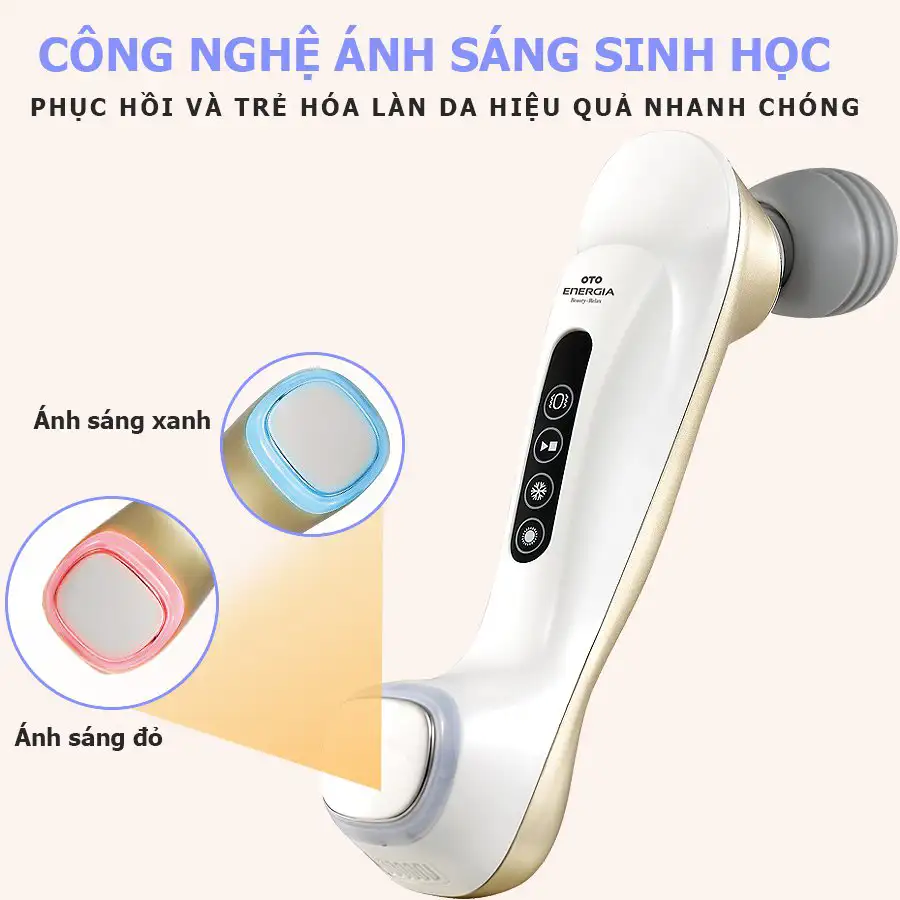 Máy massage mặt cầm tay mini OTO Energia EG-700 - Gold