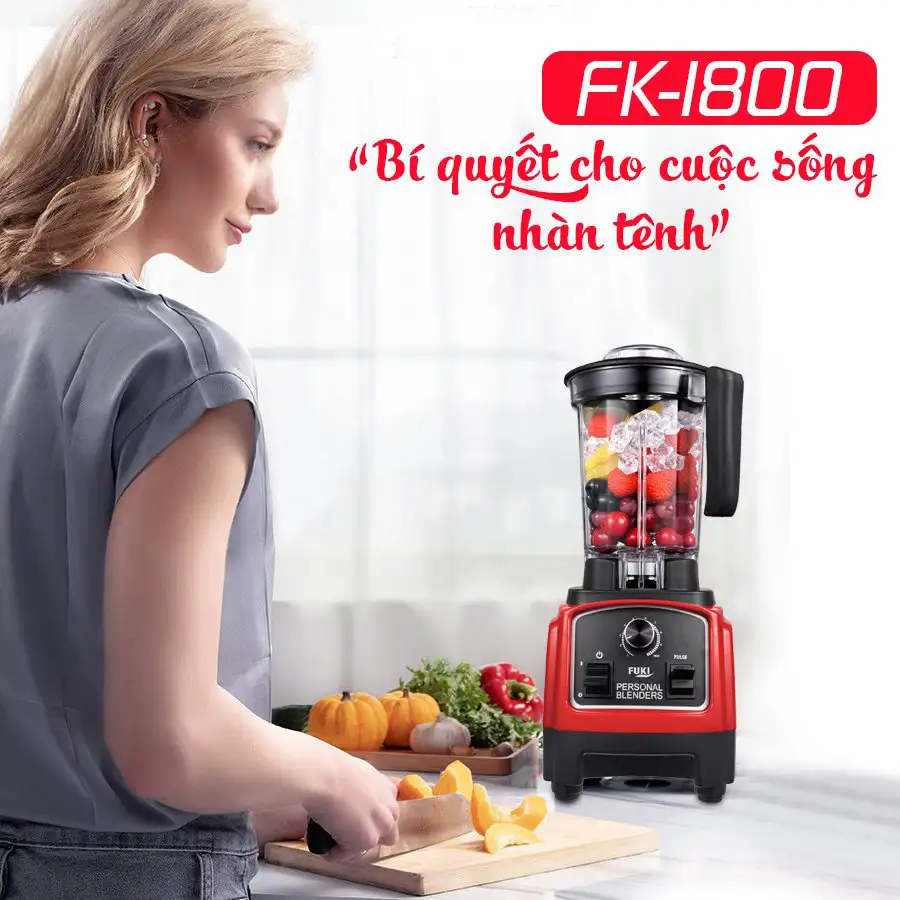 Máy xay sinh tố công nghiệp Fuki 1800W (FK-1800)