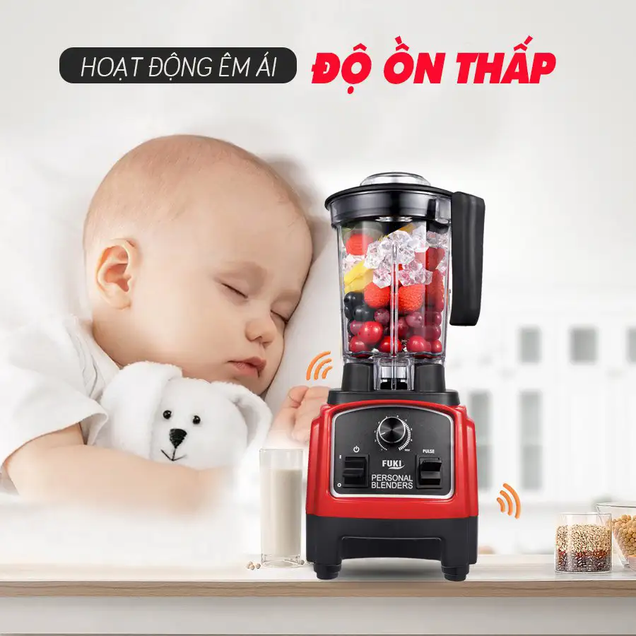 Máy xay sinh tố công nghiệp Fuki 1800W (FK-1800)