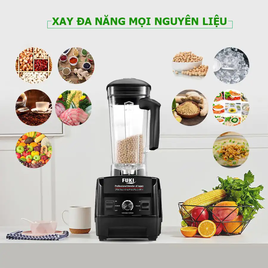 Máy xay sinh tố công nghiệp Fuki 2000W (FK-2000)